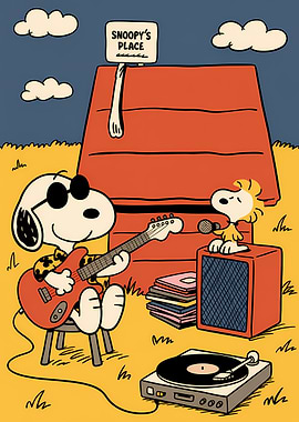 Snoopy and Woodstock Rock Band