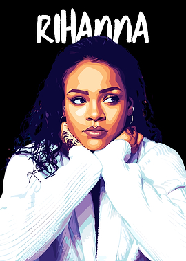 Rihanna digital art