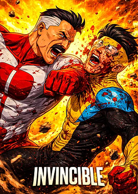 Invincible Comic Book Cover