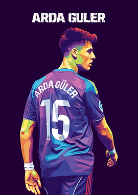 Arda Guler Pop Art Portrait