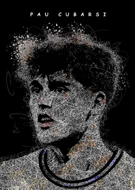 Pau Cubarsi Scribble Portrait