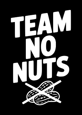 Team No Nuts Text Art