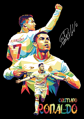 Cristiano Ronaldo Pop Art