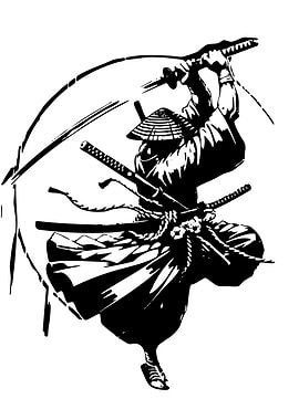 Samurai Warrior in Action