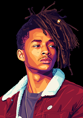 Jaden Smith Pop Art Portrait