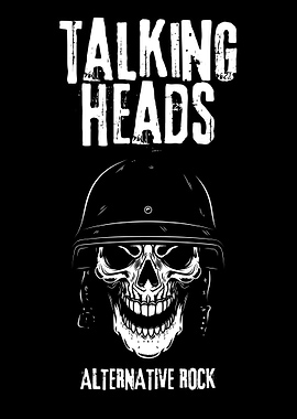 Talking Heads Skull Helmet