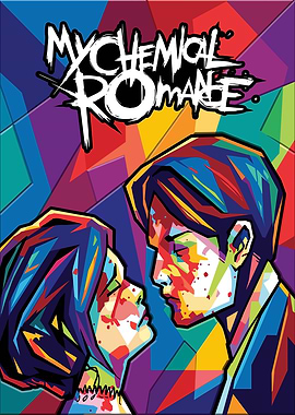 My Chemical Romance Pop Art Portrait