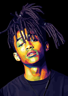 Jaden Smith Pop Art Portrait