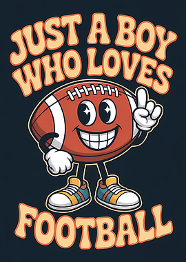 Funny Football Character