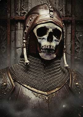 Skeleton Knight in Armor