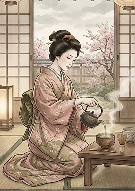 Elegant Japanese Tea Ceremony
