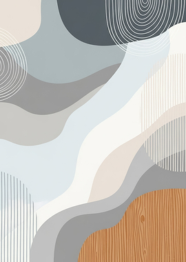 Abstract Organic Shapes and Textures