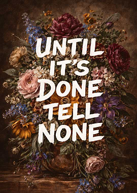 Until It's Done Tell None