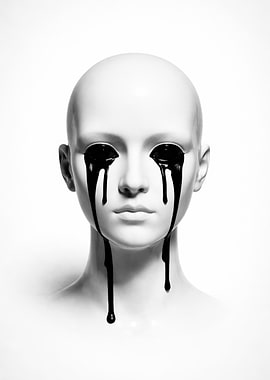 Mannequin with Black Tears