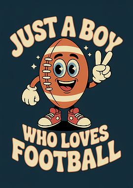 Retro Football Character