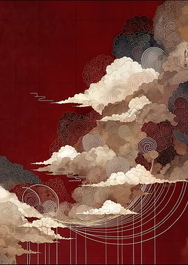 Traditional Japanese Clouds
