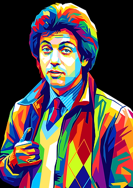 Pop Art Portrait of Billy Joel