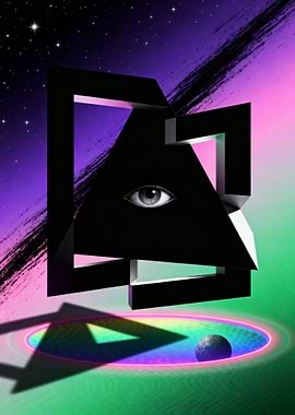 Abstract Eye in Geometric Space