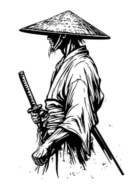 Samurai Warrior with Katana