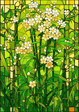 Stained Glass Bamboo