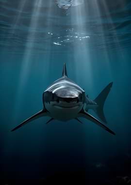 Great White Shark Underwater