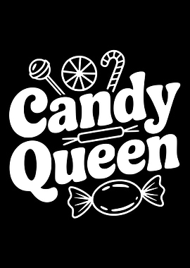 Candy Queen Text Art