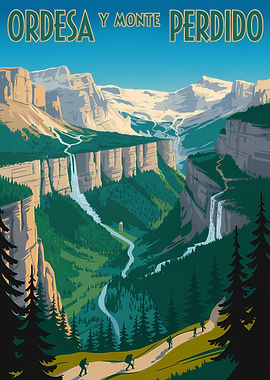 Ordesa y Monte Perdido National Park Poster