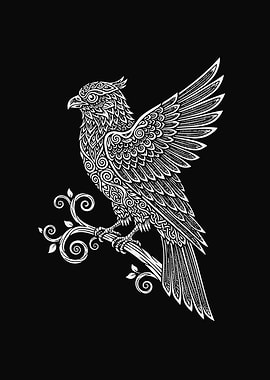 Guardian Sacred Bird - Ornamental Symbol