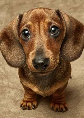 Adorable Dachshund Puppy