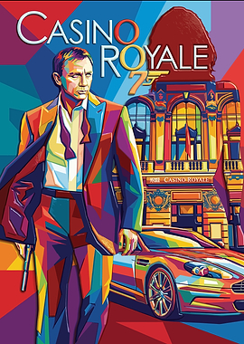 Casino Royale Pop Art Poster