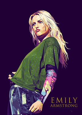 Emily Armstrong Pop Art Portrait