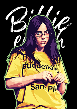 Billie Eilish Pop Art