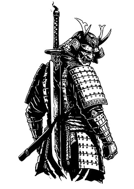 Samurai Warrior with Katana