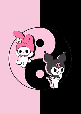 My Melody and Kuromi Yin Yang