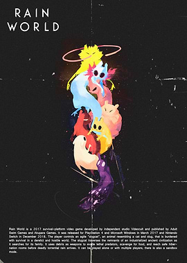 Rain World Game Poster