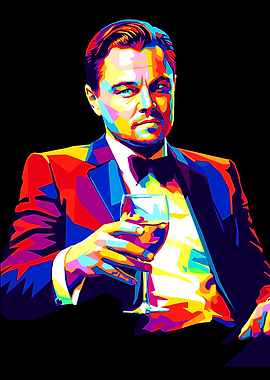 Leonardo DiCaprio Pop Art