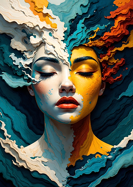 Abstract Portrait of a Woman