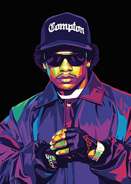 Eazy-E Pop Art Portrait