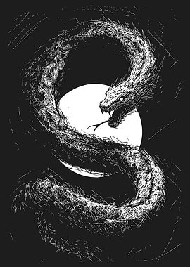 Serpentine Dragon Moon