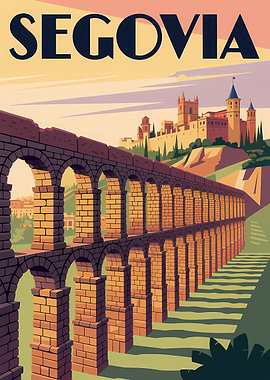 Segovia Aqueduct and Castle