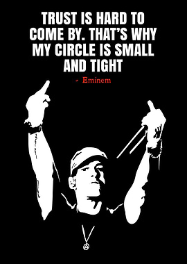 Eminem Quote Poster