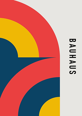 Bauhaus Abstract Geometric Design
