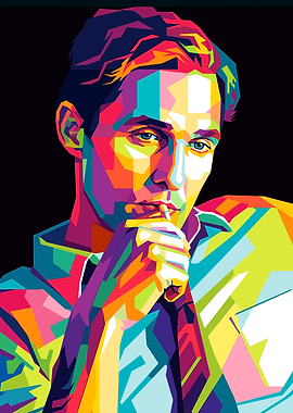 Portrait of a Man Smoking