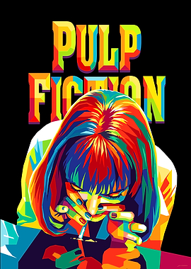 Pulp Fiction Mia Wallace Pop Art