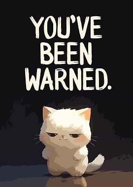 Grumpy Cat Warning Humor