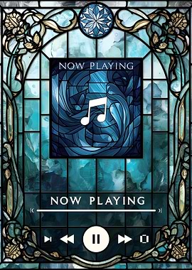 Stained Glass Music Player