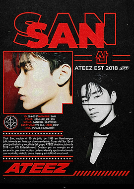 ATEEZ San Poster