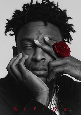 21 Savage with Rose
