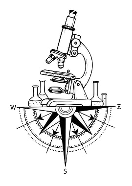 Microscope and Compass