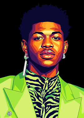 Pop Art Portrait of Lil Nas X